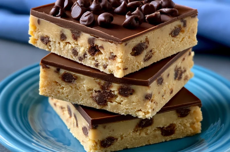 Healthy No-Bake Cookie Dough Bars: The Ultimate Guilt-Free Treat