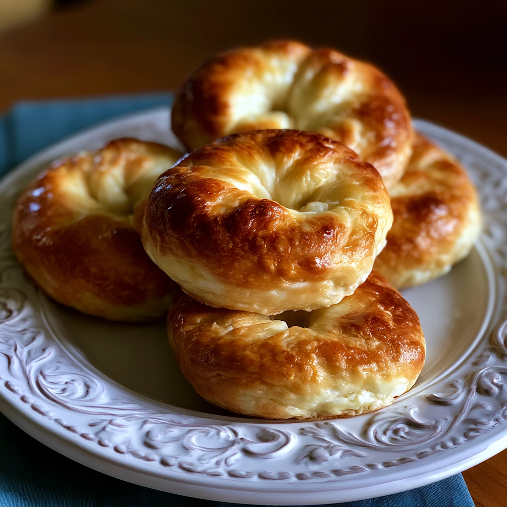Homemade Cottage Cheese Bagels