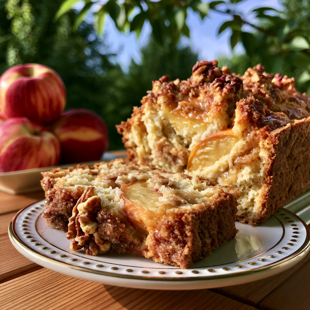 Peach Cobbler Bread Recipe
