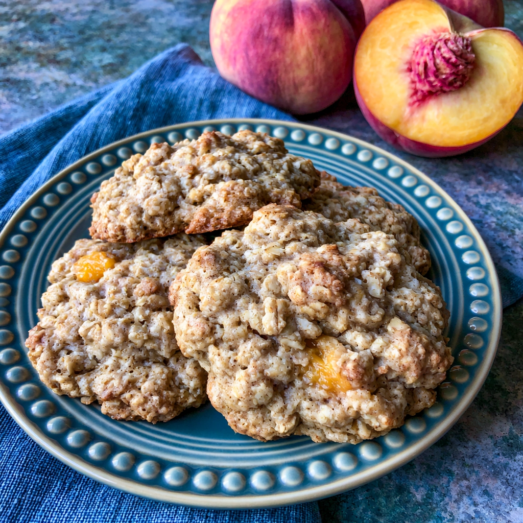 Peach Oatmeal Cookies Recipe